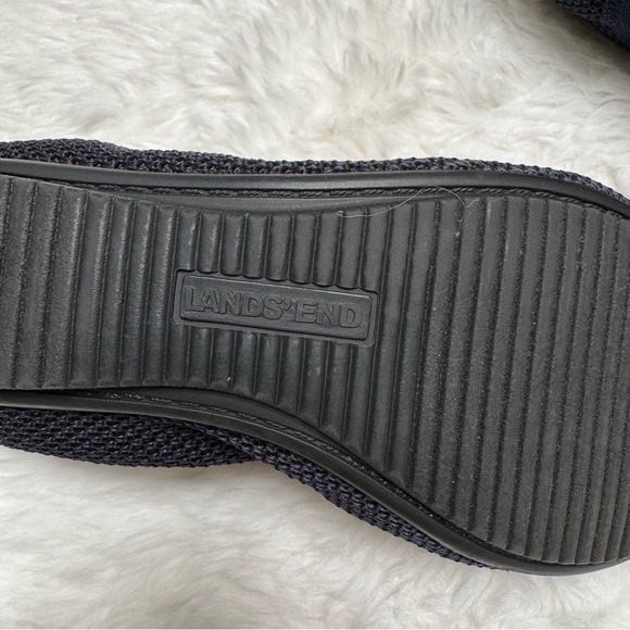 Lands’ End Navy Blue Ballet Flats Size 7 - Picture 6 of 10